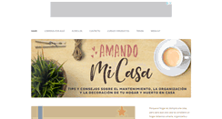 Desktop Screenshot of amandomicasa.com